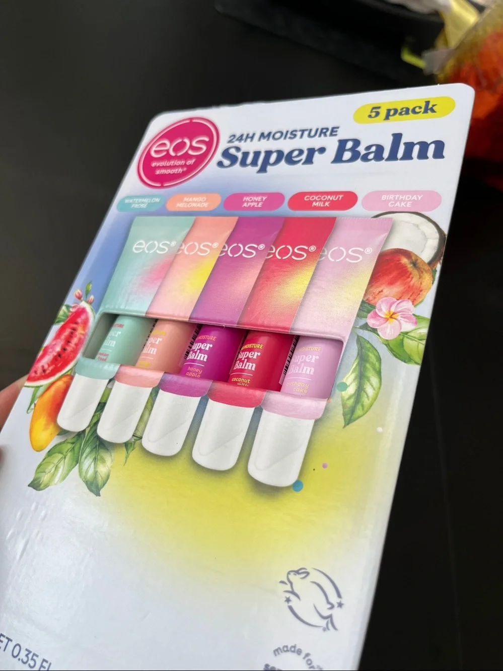 eos | Makeup | Eos Super Balm 24 Hour Moisture 5 Tubes Nib | Poshmark